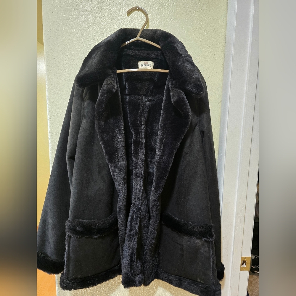 Shyanne Black Faux Suede Jacket